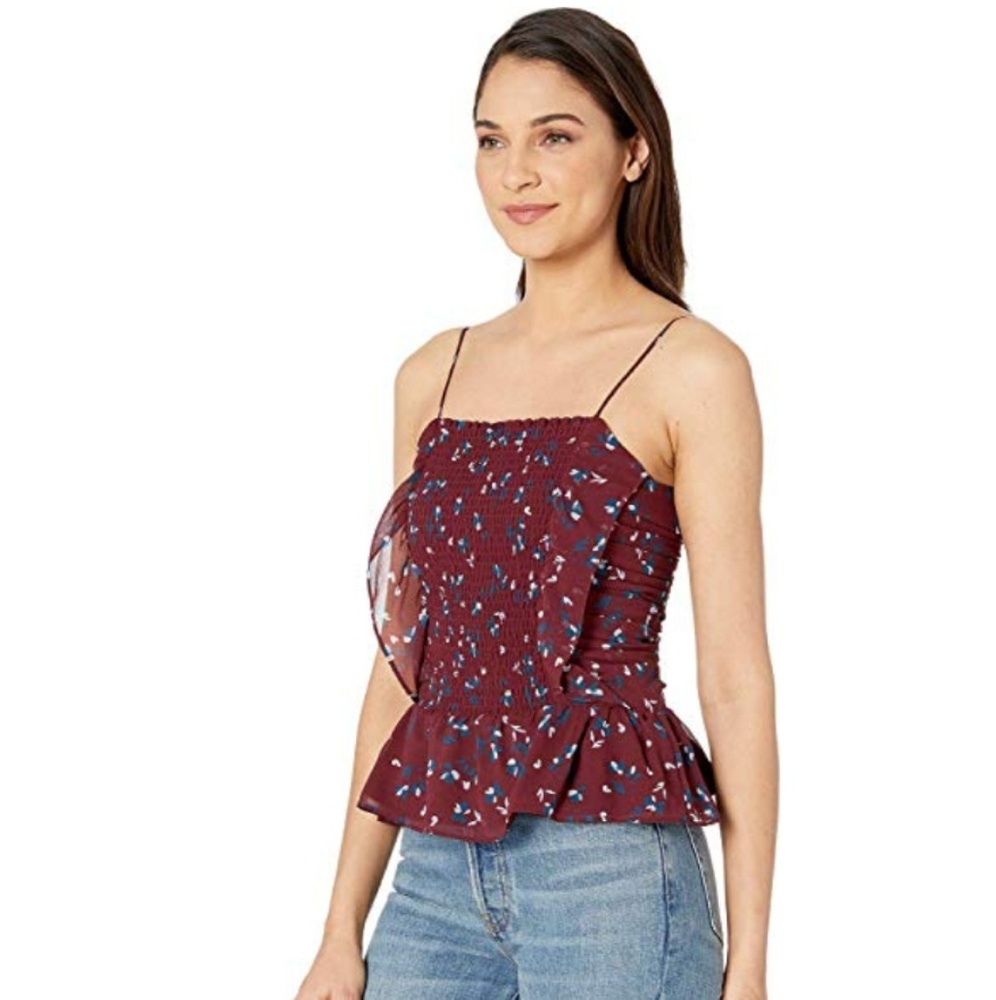WAYF Women's Devon Smocked Cami Top